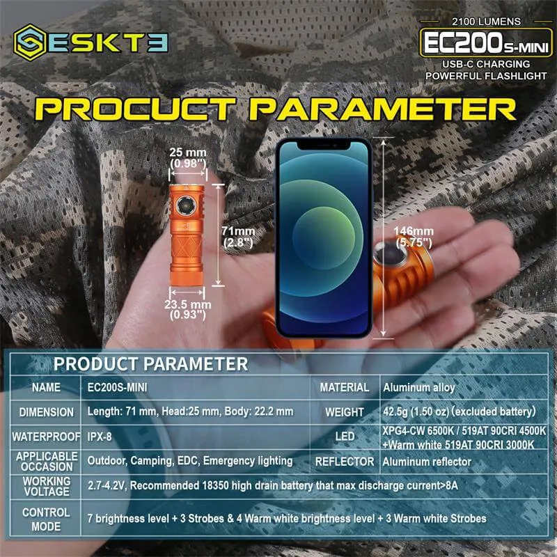 EC200S-Mini flashlight